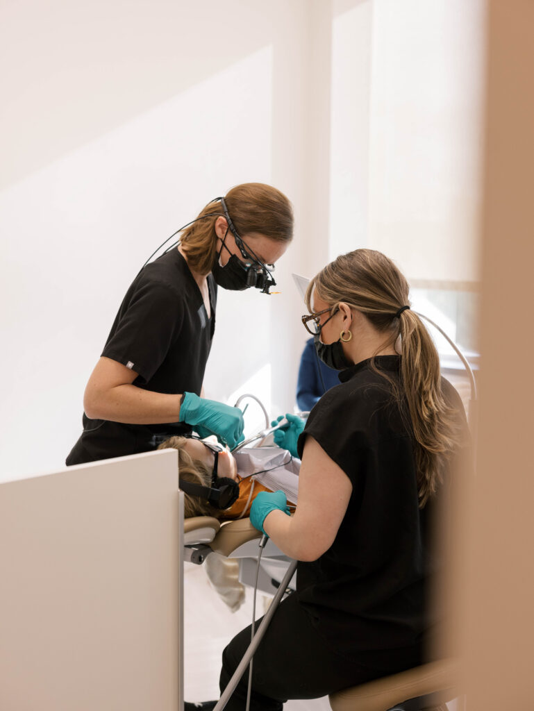dentist and assistant 