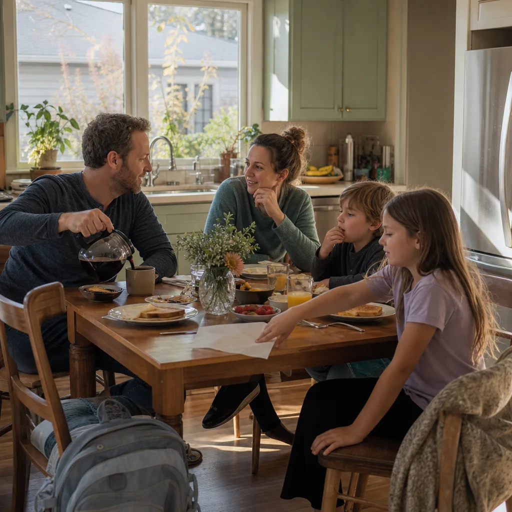 invisalign-downsides-family-breakfast-comfortable-chewing