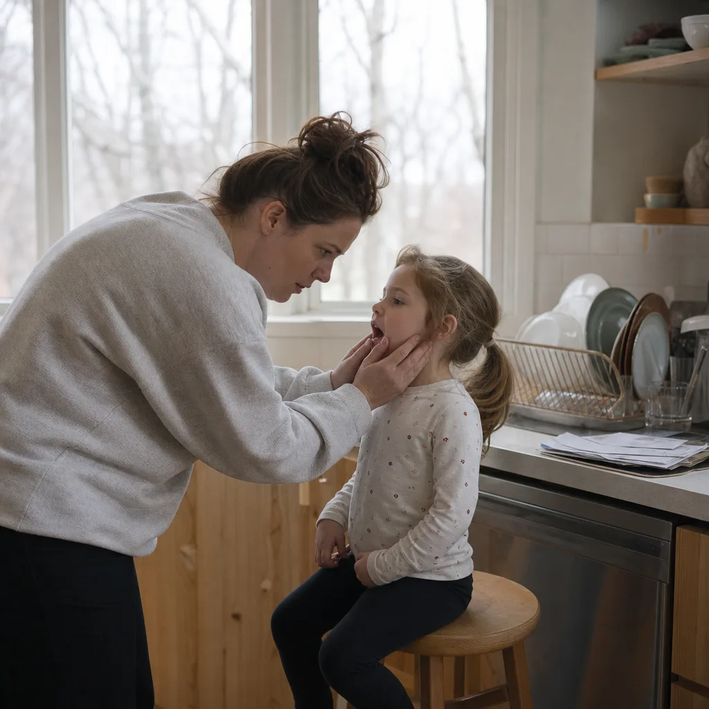 invisalign-downsides-parent-checking-child-teeth-milwaukee